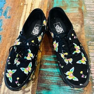 🦋 Vans Glow In Dark Butterfly Morph Blackout Platform Stackform Sneakers 9.5/11